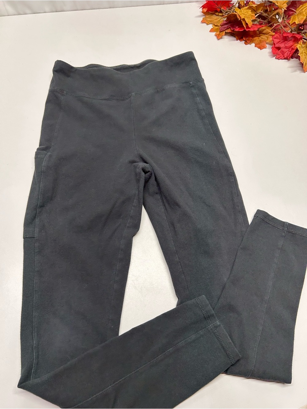 Hollister Girls' Black High-Waist Leggings